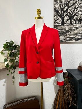 The Academy Blazers Gap size 8 Red Women's Blazer Jacket